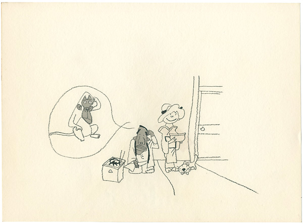 おおば比呂司「自筆画稿」