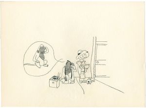 おおば比呂司「自筆画稿」