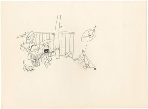 おおば比呂司「自筆画稿」