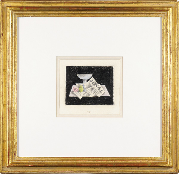 Mario Avati “自筆画　静物（仮題）”