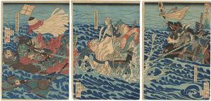 芳年「川中島大合戦之図」