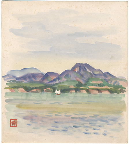 Minami Kunzo “Painting : Seto Inland Sea”