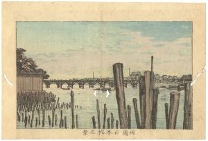 東京真画名所図解　両国百本杭之景