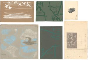 三岸節子「自筆装画・挿絵（円地文子作「離情」より）」