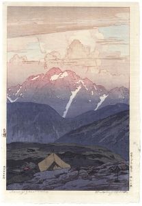 Yoshida Hiroshi / 12 Scenes in the Japan Alps / Mt.Tsurugi in the Morning