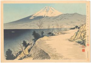 徳力富吉郎「冨士三十六景　伊豆江梨海岸」