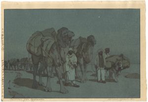 アフガニスタンのキャラバン 月夜