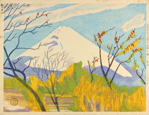 Koizumi Kishio / 36 Views of Fuji, the Holy Mountain / Mt.Fuji in Autumn