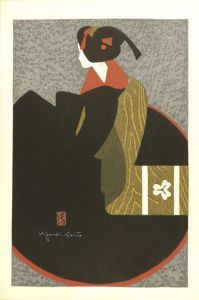 斎藤清「舞妓」