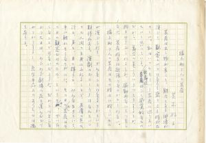 Shibaki Yoshiko / 自筆原稿　猿之助さんの芝居