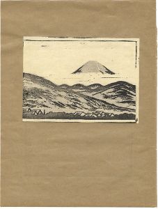 蓬田兵衛門「富士遠望」
