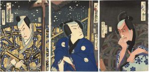 国周「本朝廿四孝」