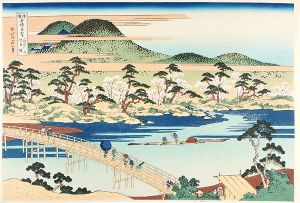 Remarkable Views of Bridges in Various Provinces / Togetsu Bridge at Arashiyama in Yamashiro Province 【Reproduction】