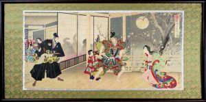 周延「曽我物語　大磯遊郭」