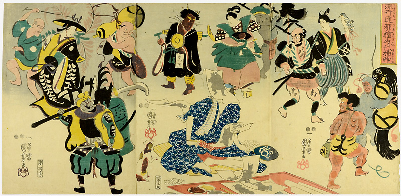 国芳「流行逢都絵希代稀物」