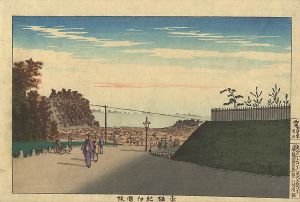 清親「赤坂紀伊国坂」