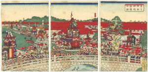芳藤「東京神田神社祭礼之図」