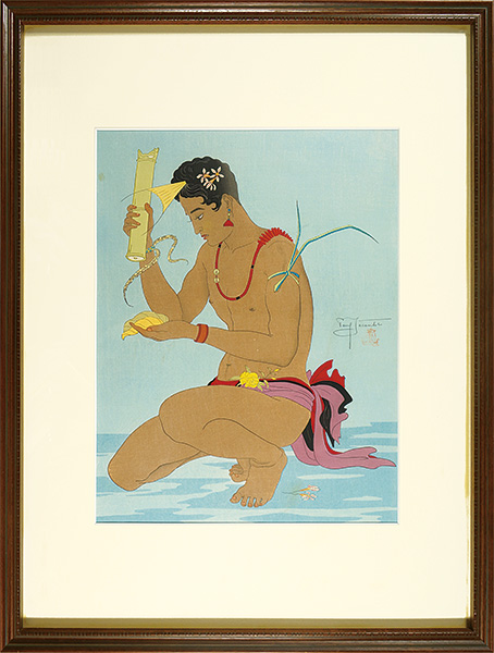Paul Jacoulet “The Betel Nut Boy , Yap”