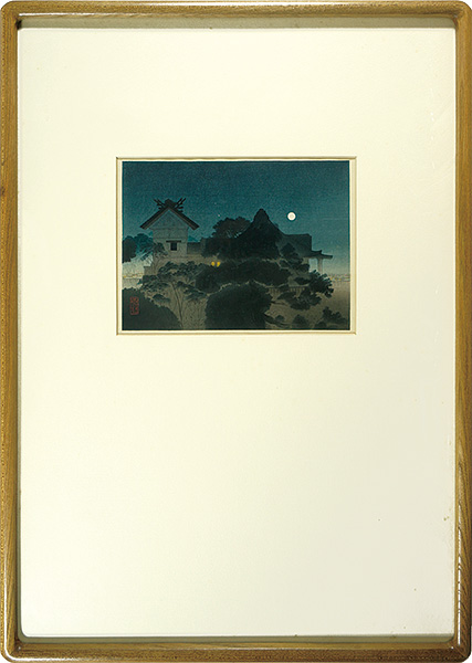 小村雪岱「湯島夜景」