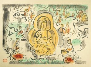 中川紀元「仏画（仮題）」
