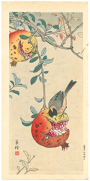 橋本襄「花鳥画」