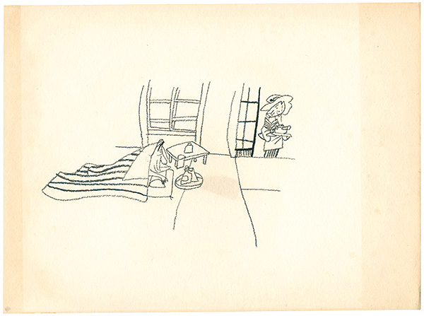 おおば比呂司「自筆画稿」