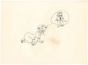 おおば比呂司「自筆画稿」