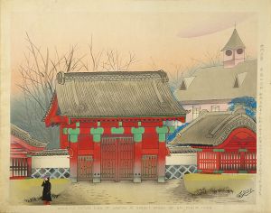森田沙伊「赤門夕景」