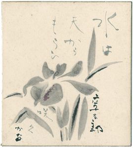 Hanayagi Shotaro / 自筆画賛色紙