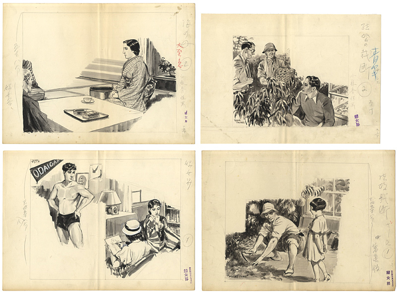 小林秀恒「自筆画稿　婦女界より」