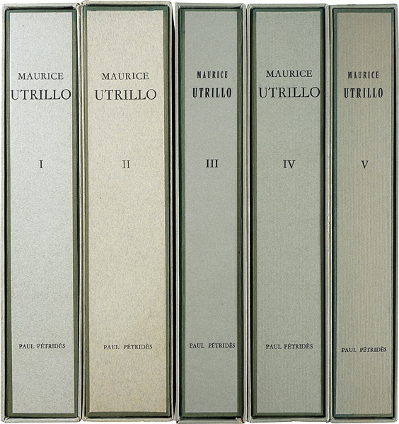 “L'OEUVRE COMPLET DE MAURICE UTRILLO” ポール・ペトリデス編