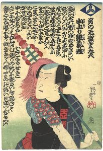 芳艶「身の元厳重太夫　山上り強気姓」