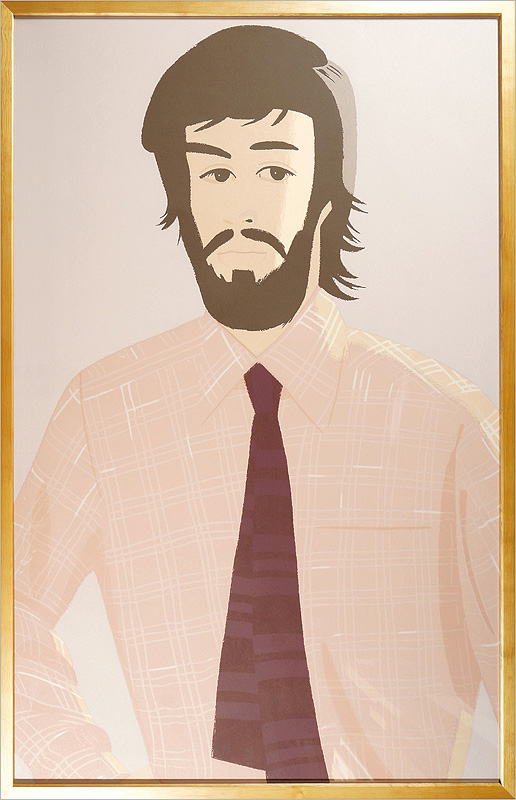 アレックス・カッツ「Plaid Shirt 1」
