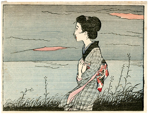 竹久夢二「女人伴天連　阿蘭陀の花」