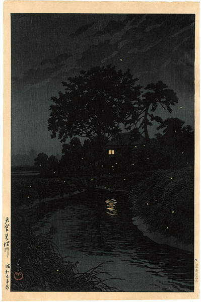 Kawase Hasui “Minuma River, Omiya”