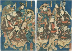 Kuniyoshi / Kabuki print [芝居絵]