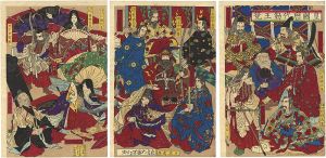 芳年「皇国歴代勤王競」
