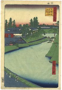 名所江戸百景 外桜田弁慶堀糀町