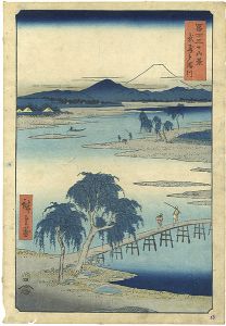 冨士三十六景 武蔵多満川