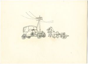 おおば比呂司「自筆画稿」