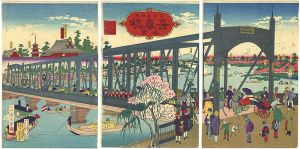 幾英「東京名所之内吾妻橋真景」