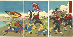 周延「臺湾附近澎湖占領」