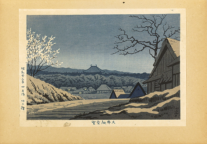 Asano Takeji “Famous Places of Nara / Daibutsu-den”
