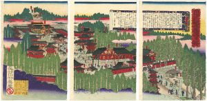 竹葉「日光山鎮座東照宮之図」