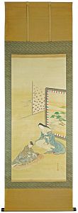 周延「自筆画幅」