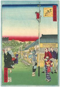 東京名所三十六戯撰　芝増上寺