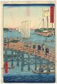 東京名勝図会　永代橋