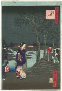 東京名所三十六戯撰　隅田川