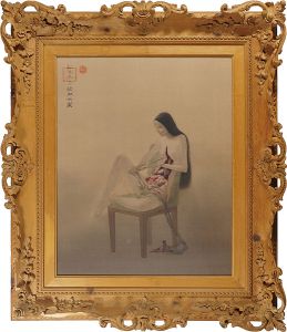 松井冬子「綾取女圖」
