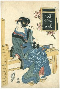 英泉「当世美人すがた」